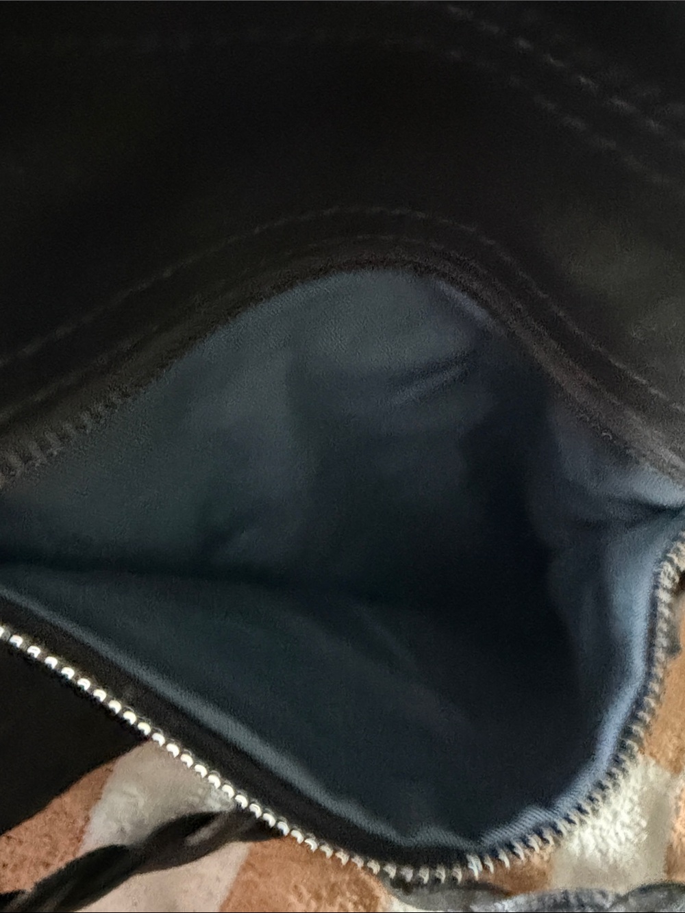 Lucky Brand Black Suede Shoulder Bag with Braided Strap - Picture 9 of 9